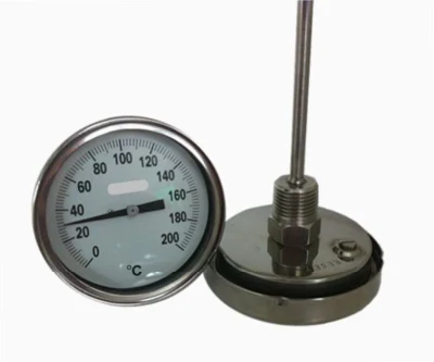 Wholesale Industrial Dial Type 80mm Stainless Steel Bimetal Thermometer