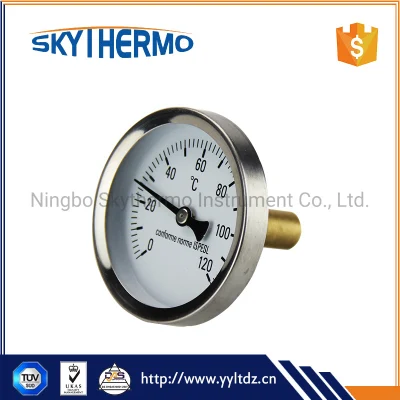 Water Testing High Temperature Temperature Controller Boiler Bimetal Thermometer